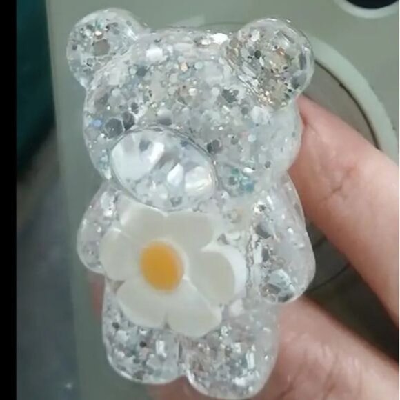 CellPhone  Finger Stand Cute Bear Daisy Phone Comfortable Grip Anti-Slip Creat - Picture 6 of 10